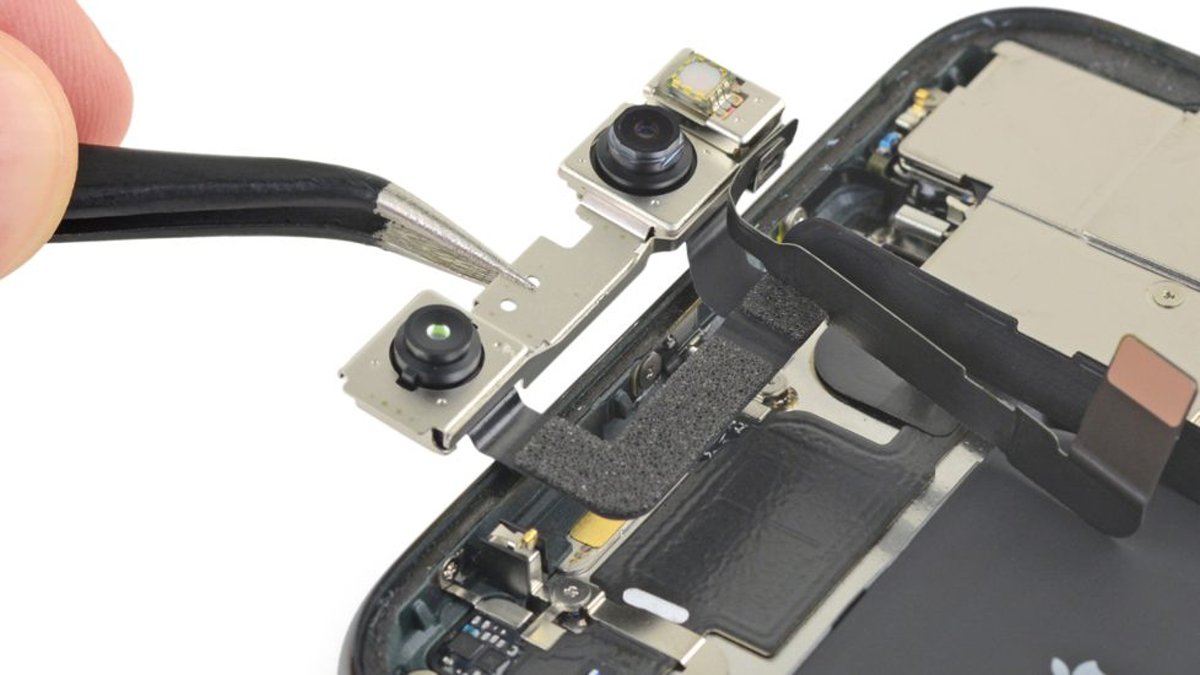 آموزش تعویض دوربین های جلو آیفون 11 پرو مکس