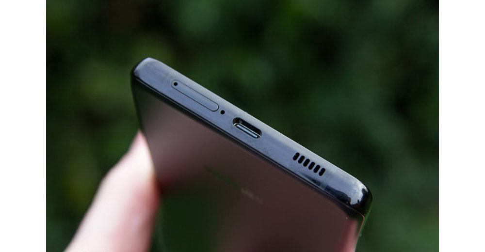 لبه پایین گوشی s21 ultra سامسونگ