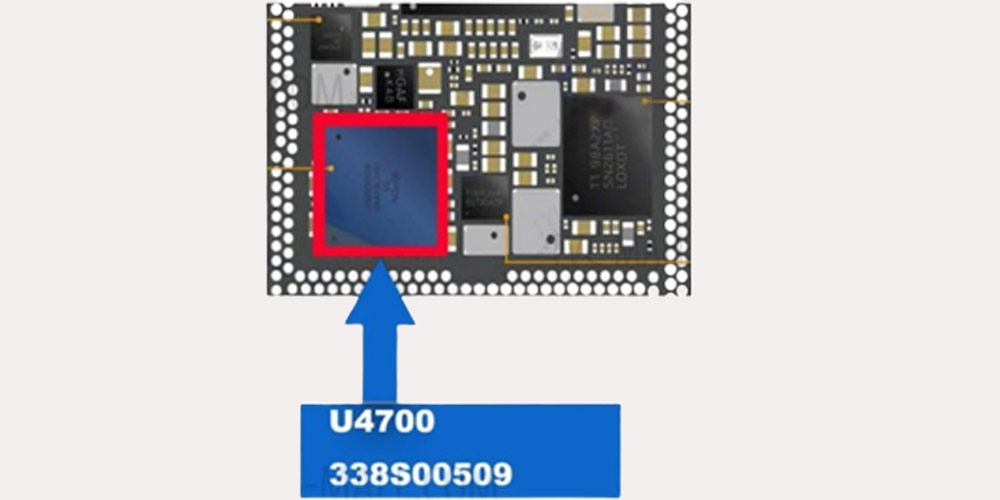 محل قرارگیری آی سی صدا گوشی آیفون ۱۱ روی برد