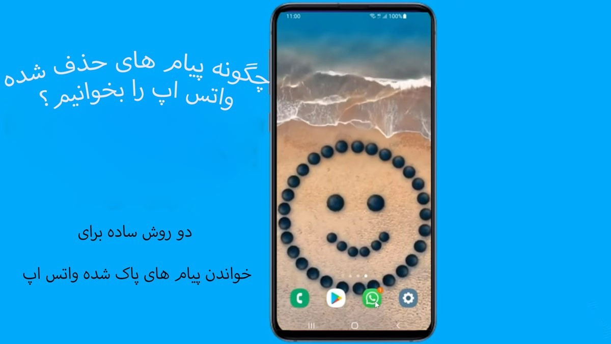 2 پیام حذف شده از واتساپ در این برنامه قابل مشاهده است