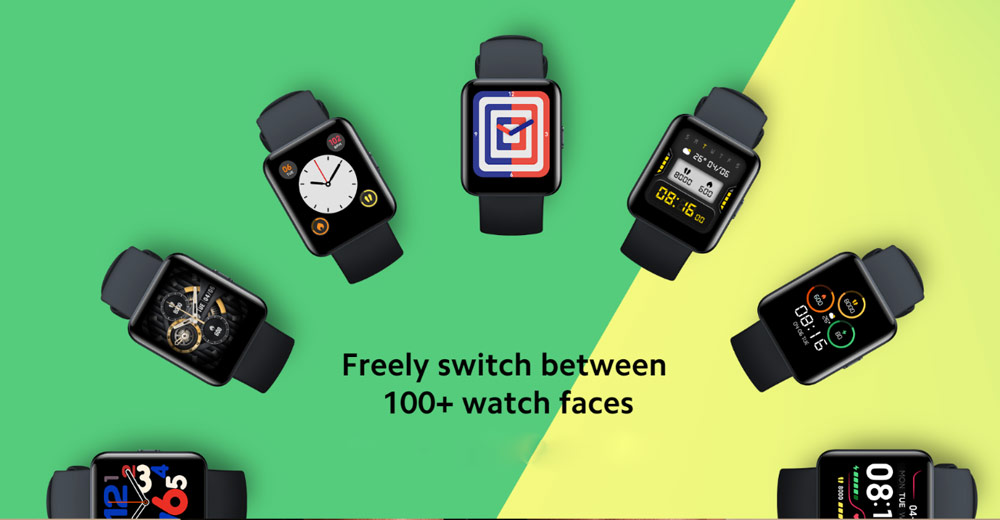 صفحه نمایش لمسی ساعت Redmi Watch 2 Lite با کیفیت بالای HD