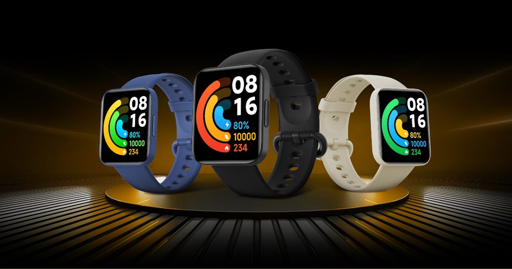 ساعت poco watch در سه رنگ مختلف