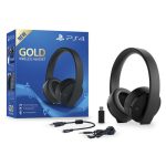 محتویات جعبه هدست بی سیم سونی GOLD PS4