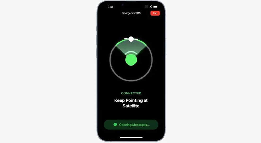 نقطه یابی اپل برای اتصال به ماهواره