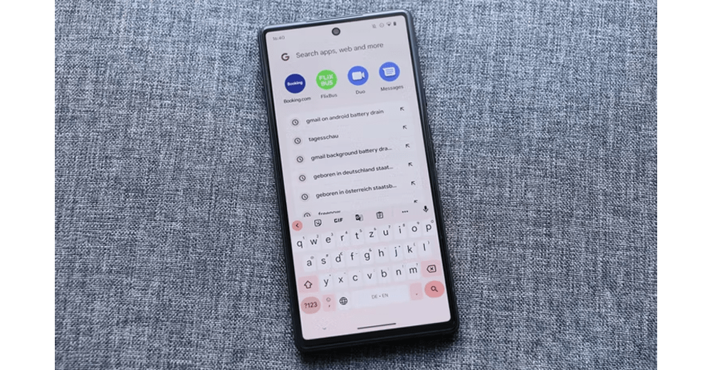 رابط جستجوی صفحه اصلی اندروید 13