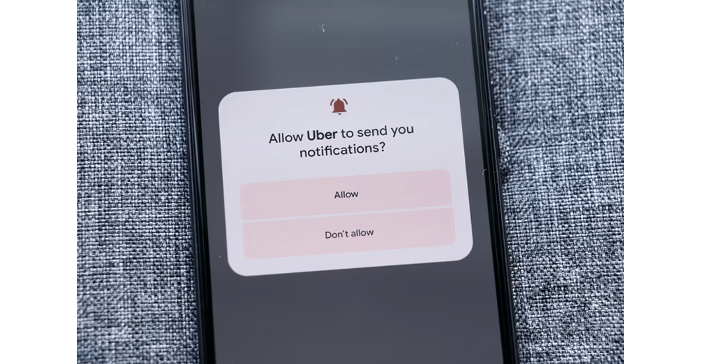 پنجره مجوز اعلانهای Android 13
