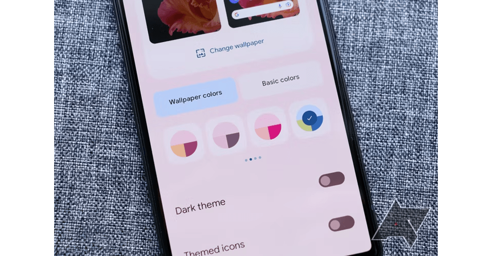 رنگ های والپیپر اندروید 13