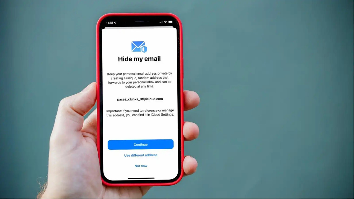 آموزش مخفی کردن ایمیل در آیفون و آیپد با iCloud+