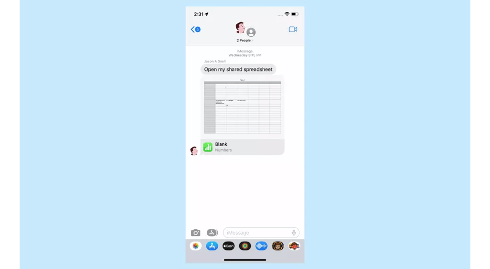 iOS 16 همکاری در پیام ها را بررسی می کند