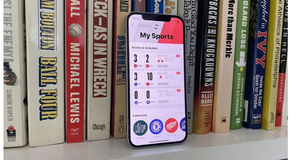 صفحه My Sport در iOS 16