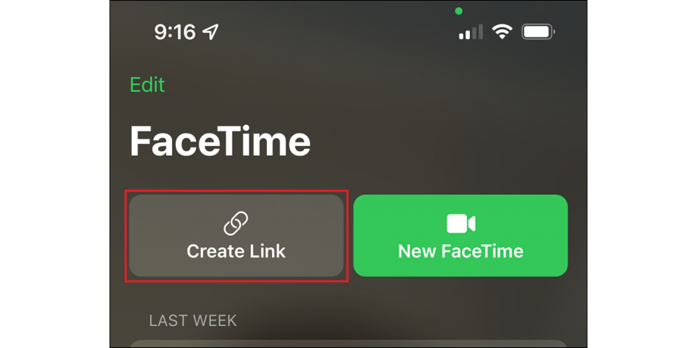روی دکمه «Create Link» ضربه بزنید