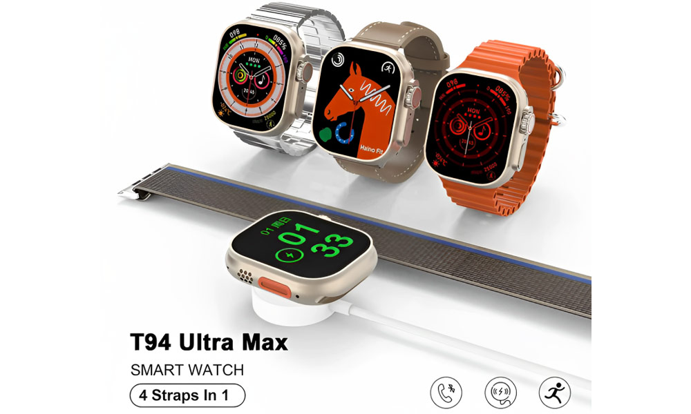 طراحی ساعت هوشمند هاینو تکو مدل T94 Ultra Max