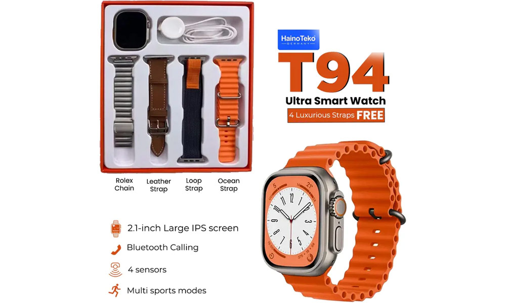 ساعت هوشمند هاینو تکو T94 Ultra Max