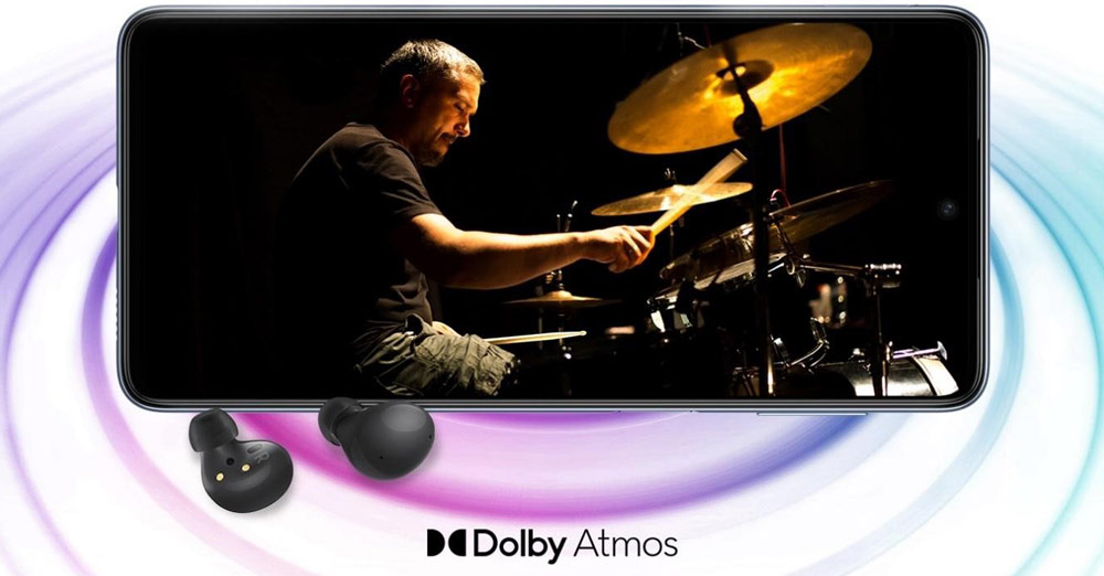 گوشی موبایل سامسونگ Galaxy M53 5G با حافظه 128 رم 8 گیگ با قابلیت Dolby Atmos