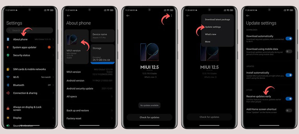 بهروزرسانیهای MIUI را سریعتر دریافت کنیم