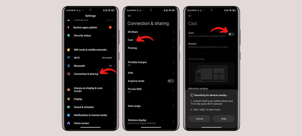 صفحه شیائومی خود را با ابزار Universal Casting Tool روی تلویزیون نمایش دهید