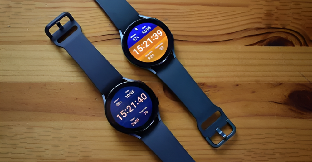 Galaxy Watch 5 (سمت چپ) در کنار Galaxy Watch 4