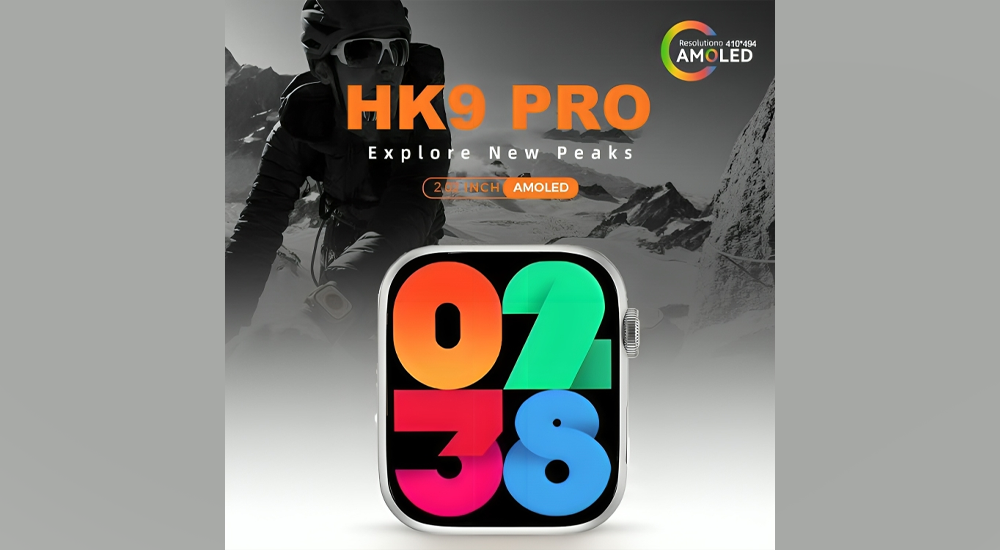 صفحه‌ نمایش ساعت هوشمند HK9 Pro نسخه ChatGPT