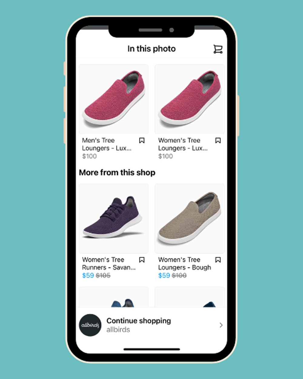 در پست قابلیت خرید از اینستاگرام 4 کفش مردانه و زنانه به همراه اطلاعات قیمت و سایر جزئیات