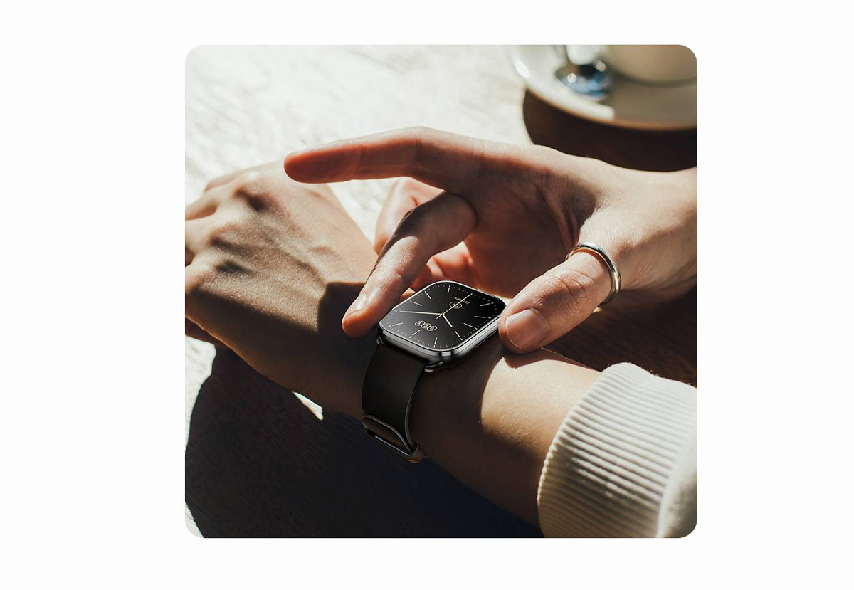 مکالمه بلوتوثی با ساعت هوشمند QCY مدل GS