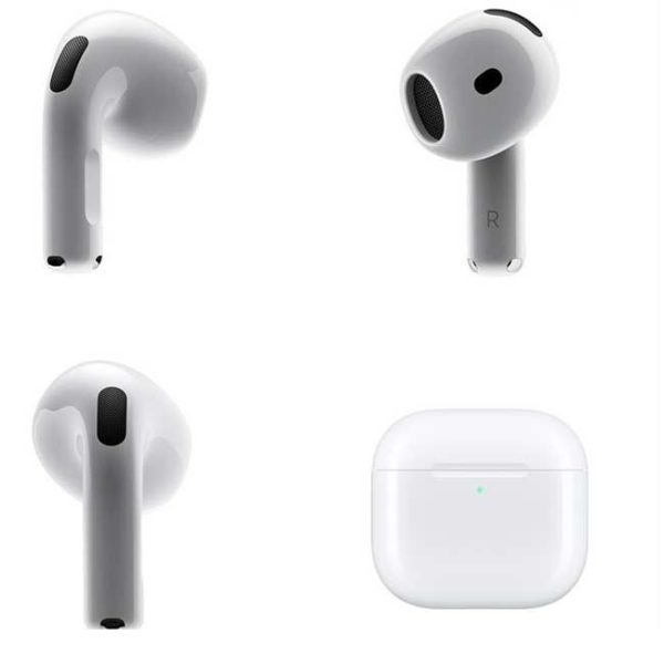 هدفون بلوتوثی اپل مدل AirPods 4 به همراه ایرپاد و کیس